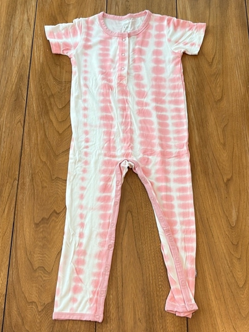 Kyte Baby Pink Tie Dye Romper